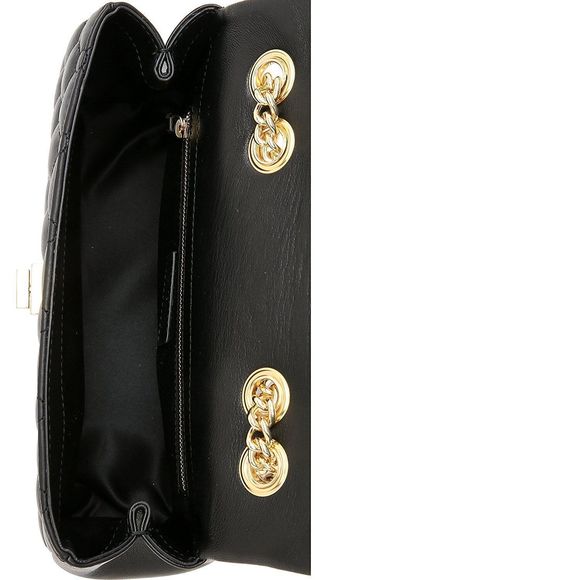 Moschino Cheap and Chic Shoulder Bag Black Turnlock Closure Handbag Purse New - Picture 8 of 8